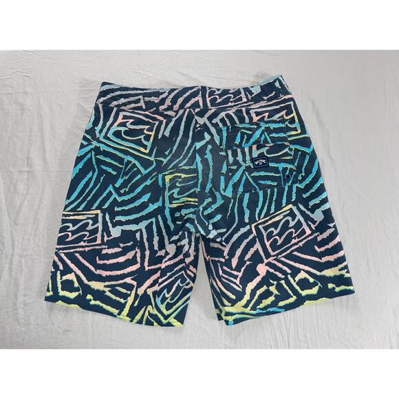 Billabong Recycler Pro Sundays Retro Style Board Shorts. Pastel Abstract, 32 EUC - Picture 4 of 5